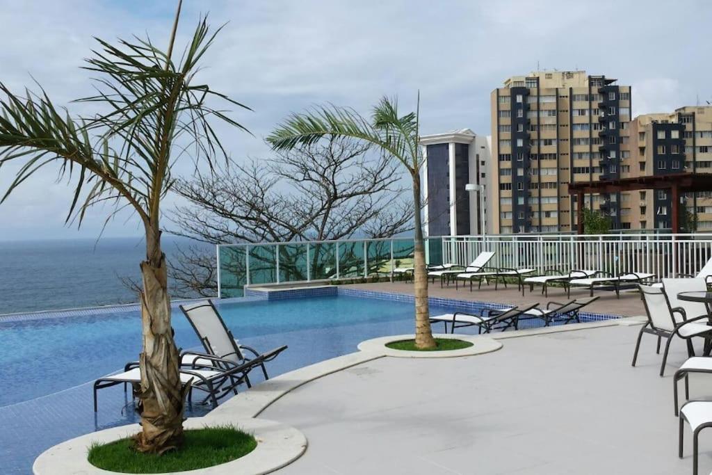 Vista Mar Nascente, Dois Quartos, Novo, No Melhor Do Rio Vermelho, Condominio Club, 1103 Salvador Exterior photo